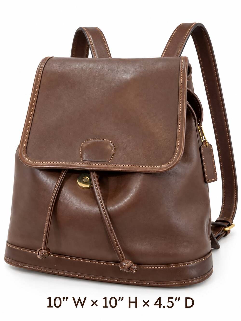 Coach 9960 backpack Daypack Backpack Brown Leather Vintage